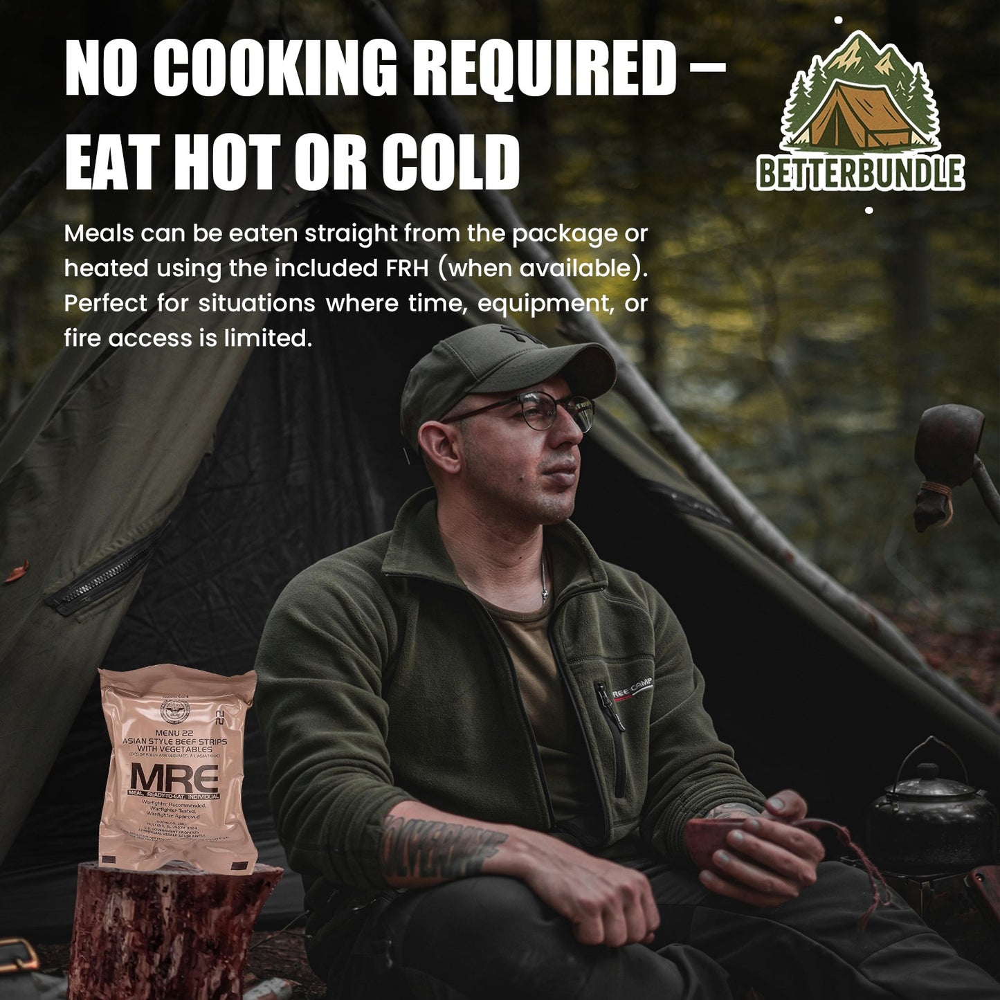 Genuine U.S. Military MRE's – Certified Inspection, Long Shelf Life | Ready-to-Eat Meals, 2025 Inspection Date.