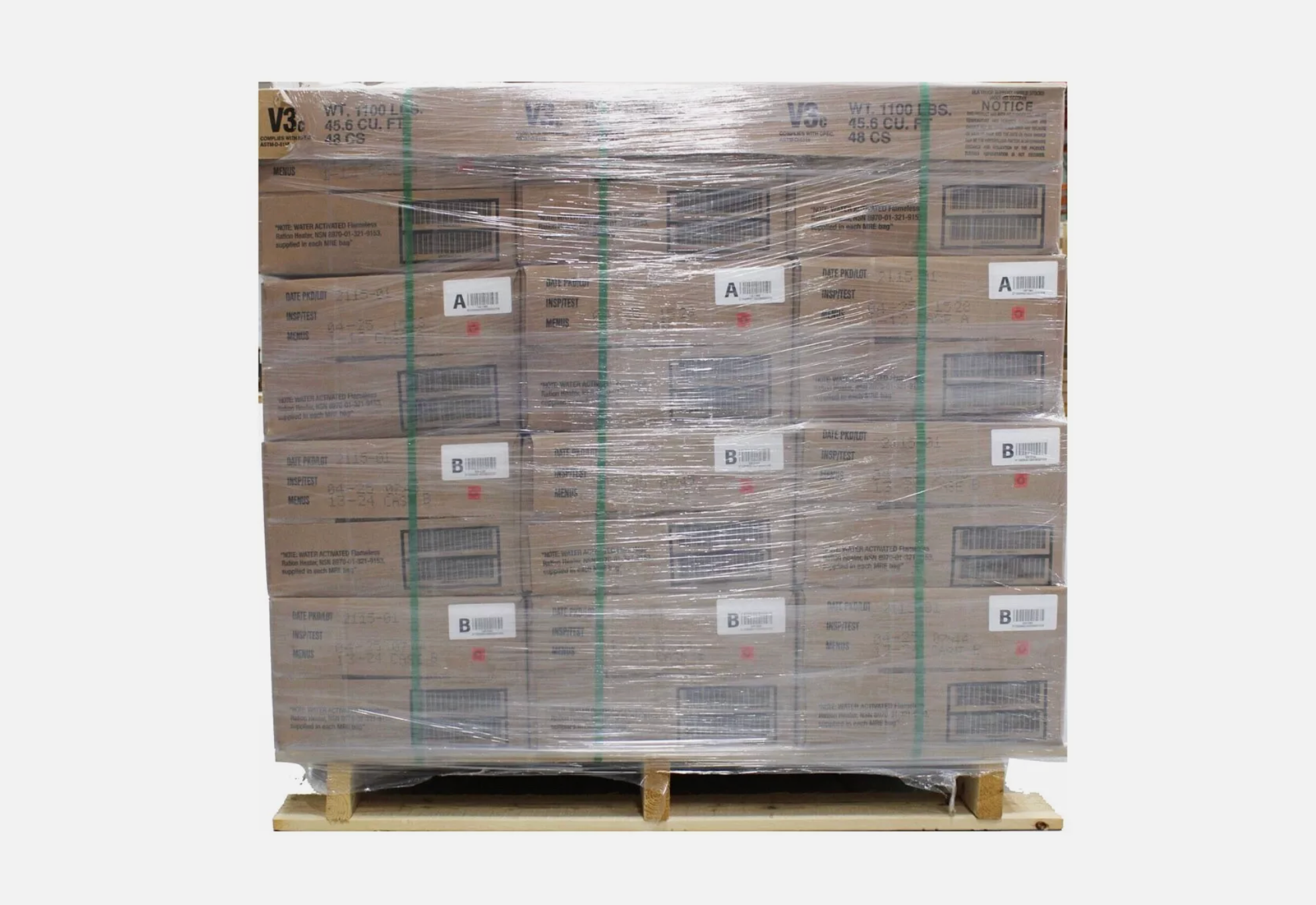 Genuine U.S. Military MRE's – Certified Inspection, Long Shelf Life | Ready-to-Eat Meals,  2025 Inspection Date.