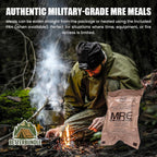 Genuine U.S. Military MRE's – Certified Inspection, Long Shelf Life | Ready-to-Eat Meals,  2025 Inspection Date.