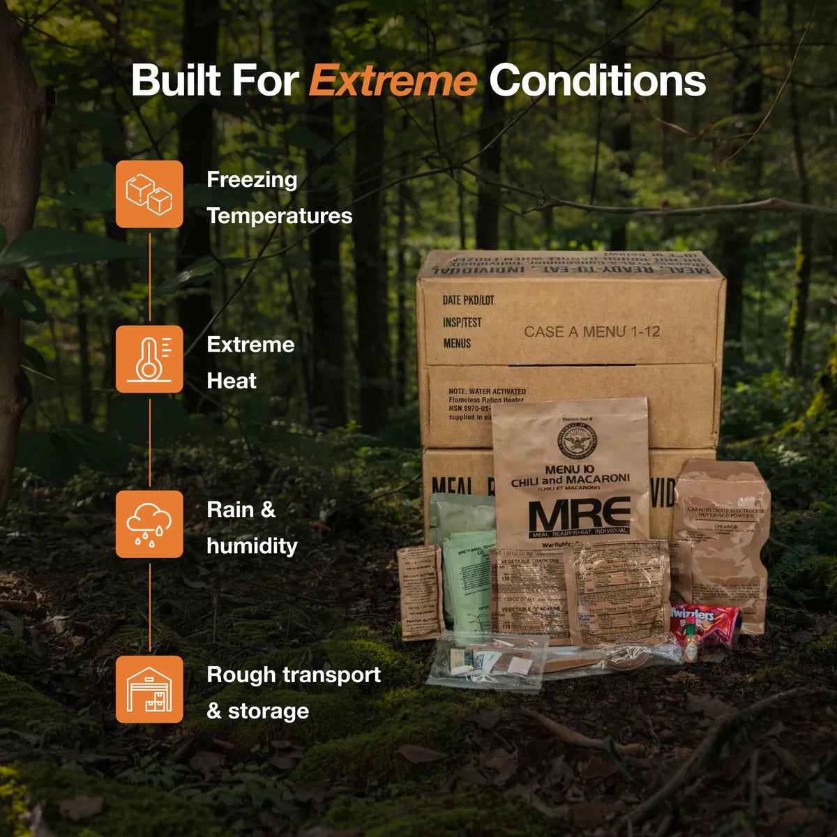 2026 Inspected Genuine U.S. Military MRE's